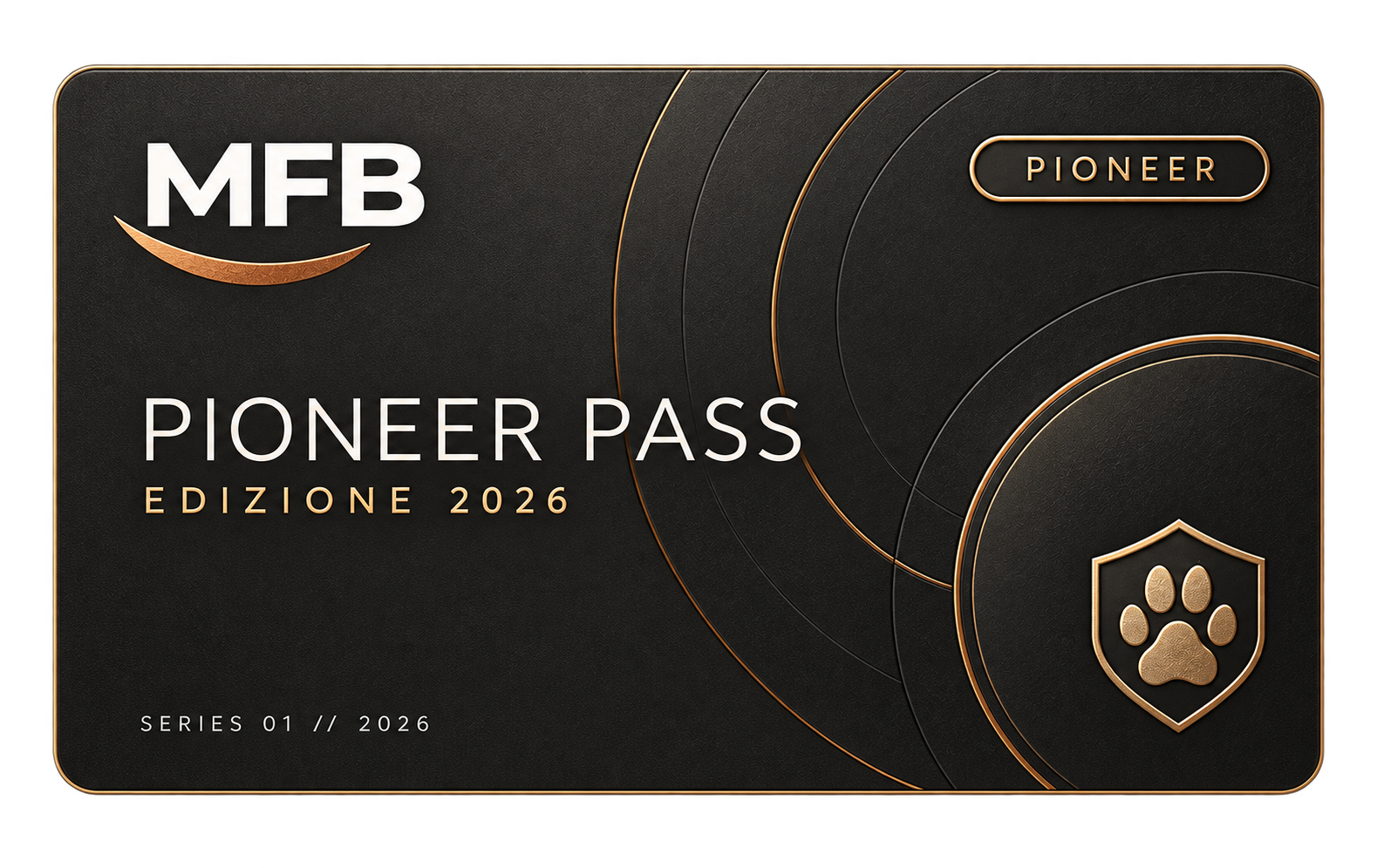 My Furry Buddy Card — Pioneer Pass, Edizione 2026